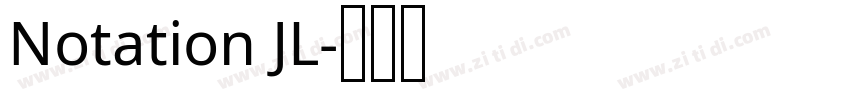 Notation JL字体转换